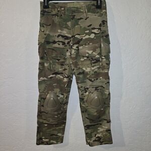 Emerson Gear Tactical Camo Cargo Ripstop Pants Kids 11/12 26x22 Knee Pads Adjust